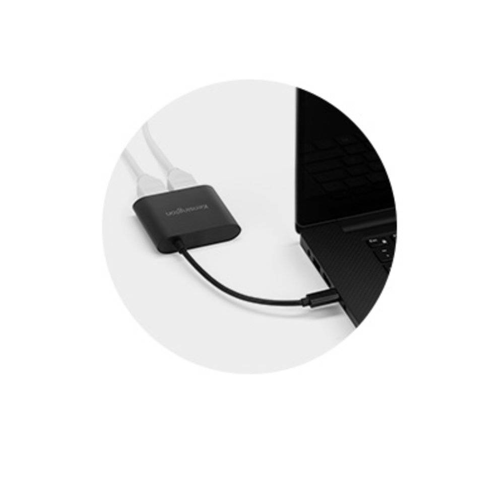 Rca Informatique - image du produit : USB-C TO DUAL HDMI VIDEO ADAPTER