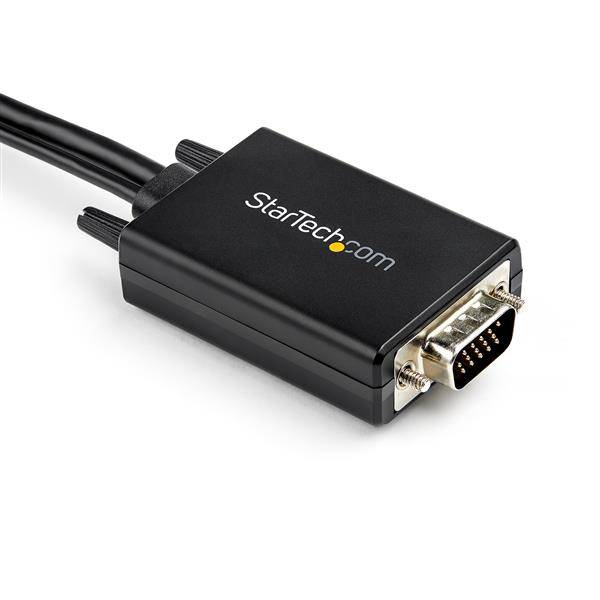 Rca Informatique - image du produit : 2M (6FT.) VGA TO HDMI ADAPTER - USB AUDIO - 1080P RESOLUTION