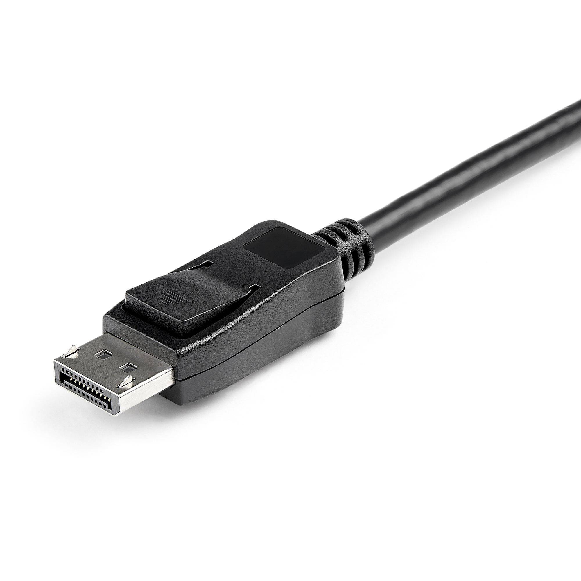 Rca Informatique - image du produit : 2M HDMI TO DISPLAYPORT CABLE 4K 30HZ - USB-POWERED