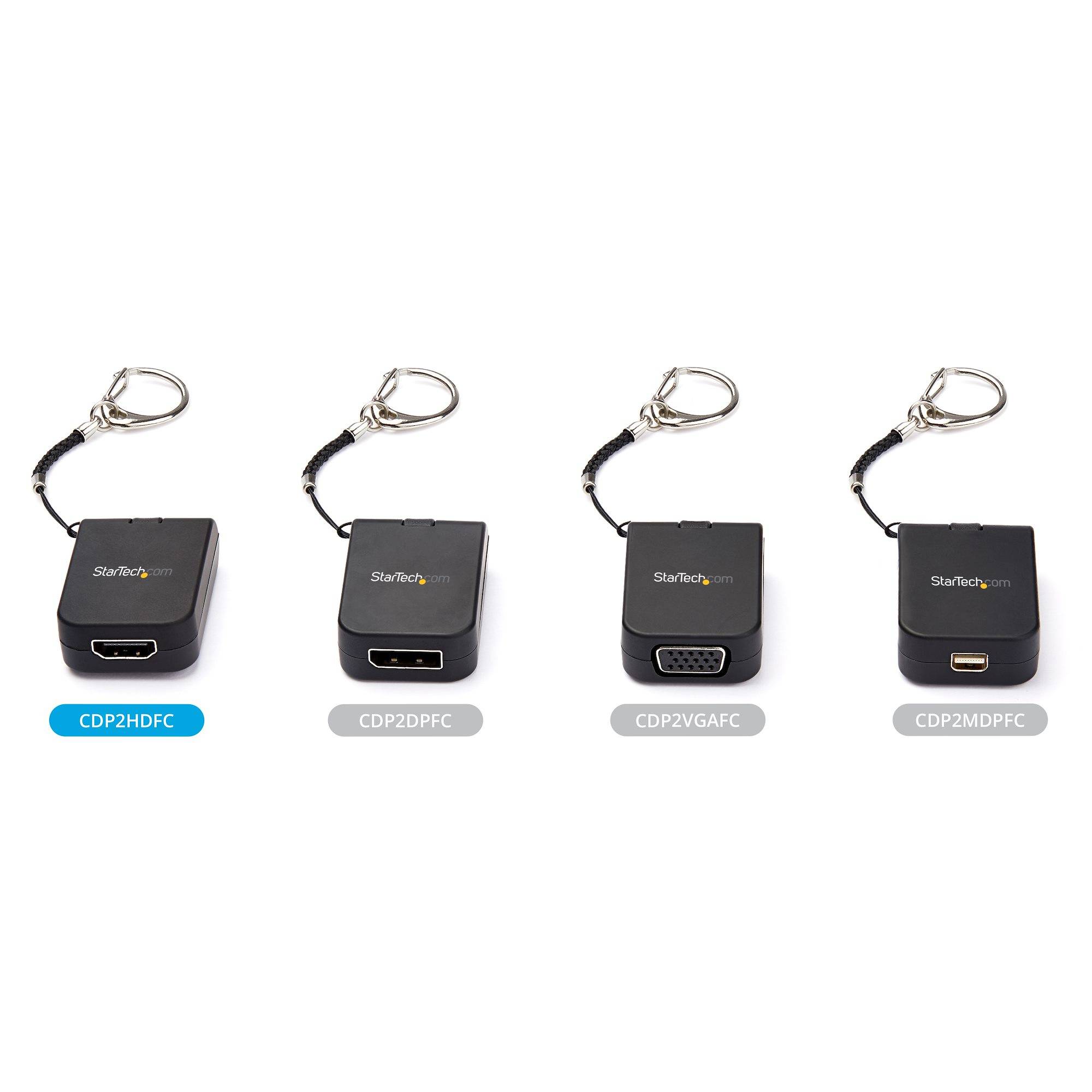 Rca Informatique - image du produit : PORTABLE USB C TO HDMI ADAPTER QUICK-CONNECT KEYCHAIN 4K 30HZ