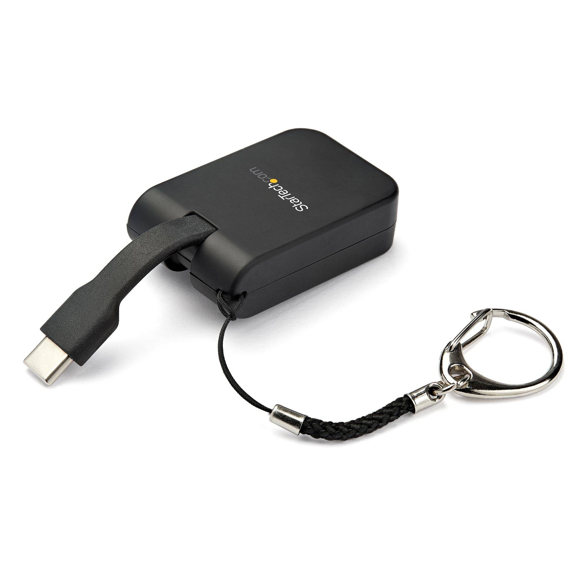 Rca Informatique - image du produit : PORTABLE USB C TO HDMI ADAPTER QUICK-CONNECT KEYCHAIN 4K 30HZ