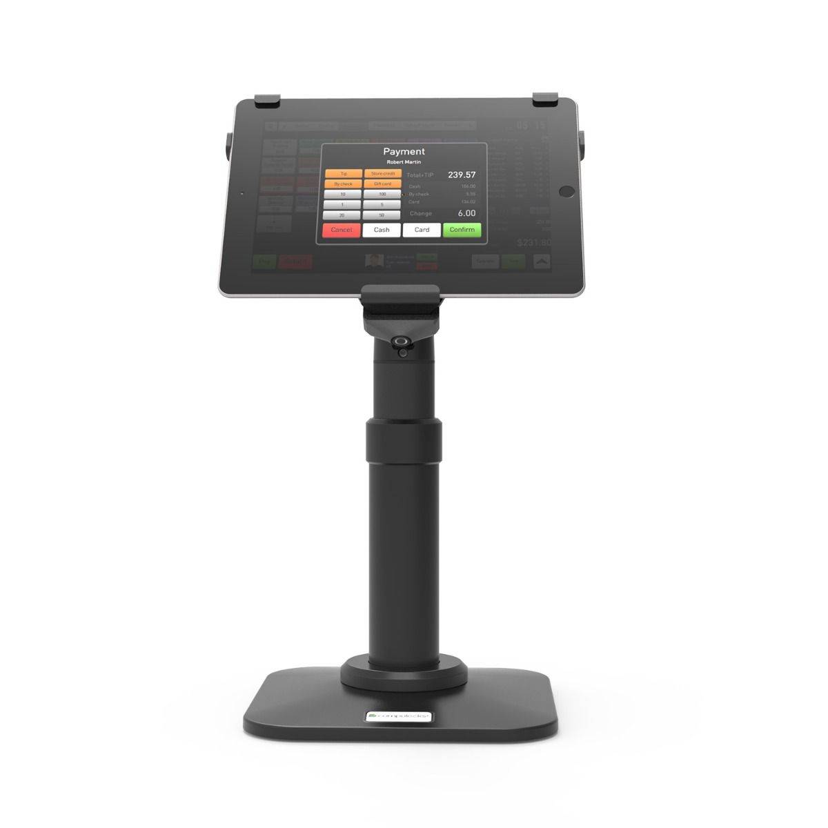 Rca Informatique - image du produit : IPAD 102IN KIOSKAND POS STAND V-BRACKET DESIGN BLACK