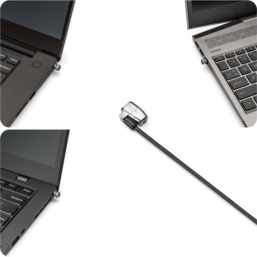 Rca Informatique - image du produit : KENSINGTON CLICKSAFE 2.0 3IN1 LAPTOP LOCK T-BAR NANO WEDGE