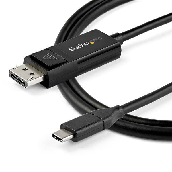 Rca Informatique - image du produit : 3.3 FT. USB C TO DISPLAYPORT 1.4 CABLE-BIDIRECTIONAL-8K 30HZ