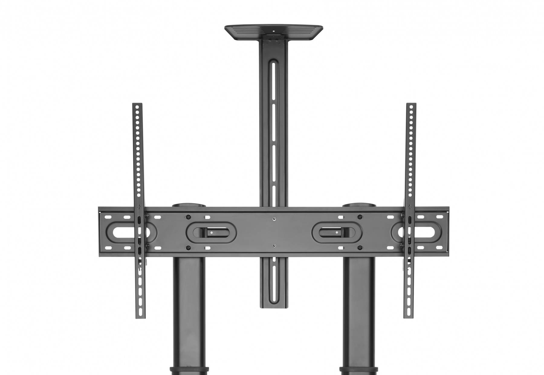 Rca Informatique - image du produit : HEIGHT ADJUSTABLE PRO TV CART UP TO 100IN SIZE DISPLAY