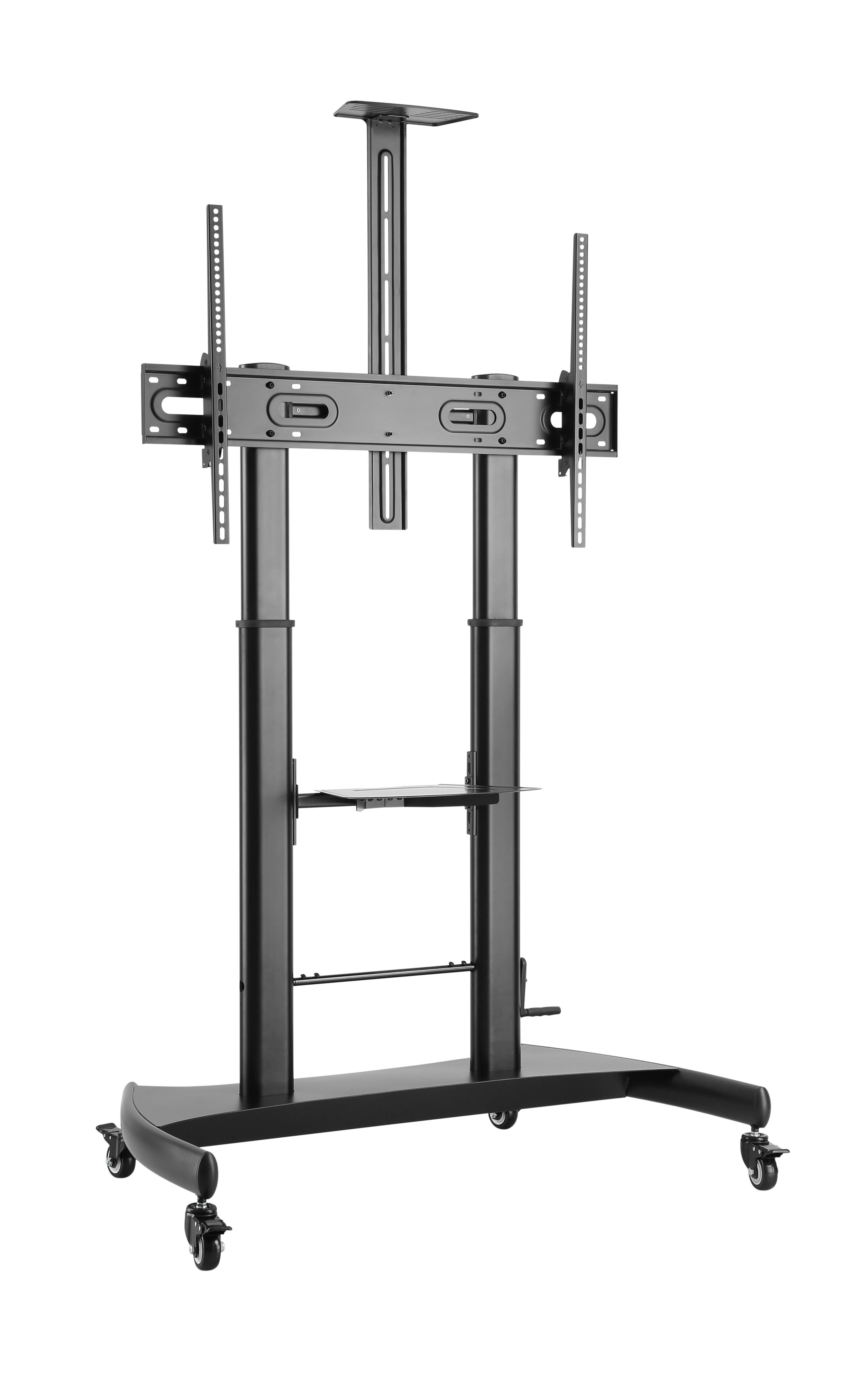 Rca Informatique - Image du produit : HEIGHT ADJUSTABLE PRO TV CART UP TO 100IN SIZE DISPLAY