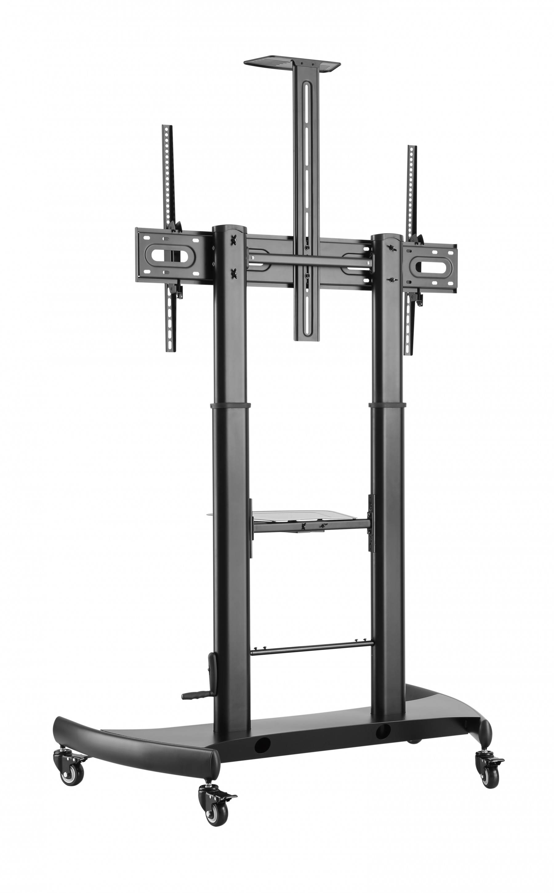 Rca Informatique - image du produit : HEIGHT ADJUSTABLE PRO TV CART UP TO 100IN SIZE DISPLAY