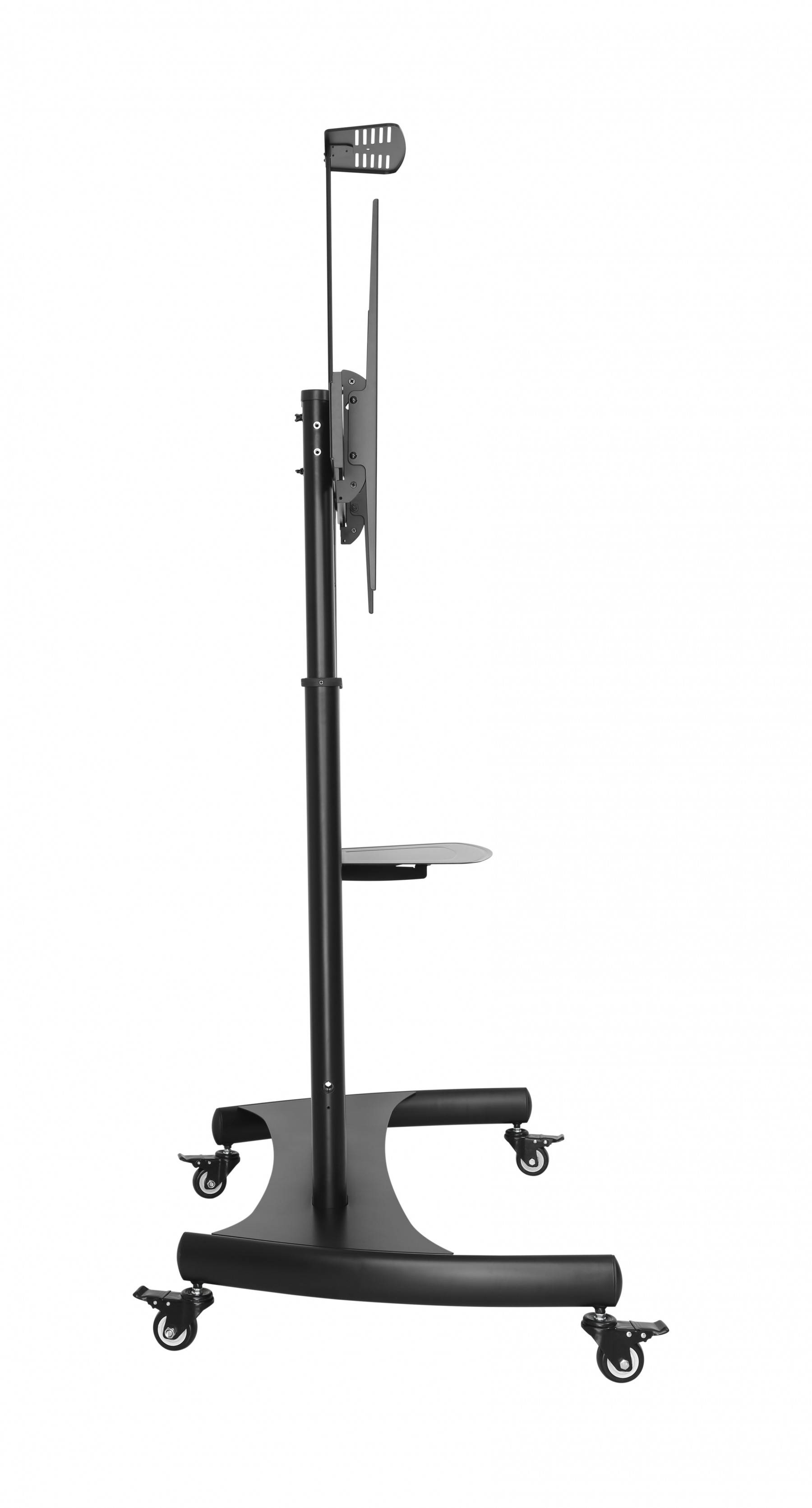 Rca Informatique - image du produit : HEIGHT ADJUSTABLE PRO TV CART UP TO 100IN SIZE DISPLAY