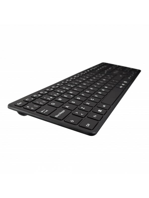 Rca Informatique - image du produit : BLUETOOTH SILENT KEYBOARD ES 2.4GHZ DUAL MODE ENGLISH QWERTY