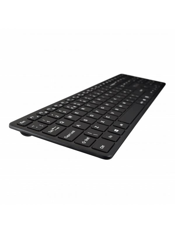 Rca Informatique - Image du produit : BLUETOOTH SILENT KEYBOARD UK 2.4GHZ DUAL MODE ENGLISH QWERTY