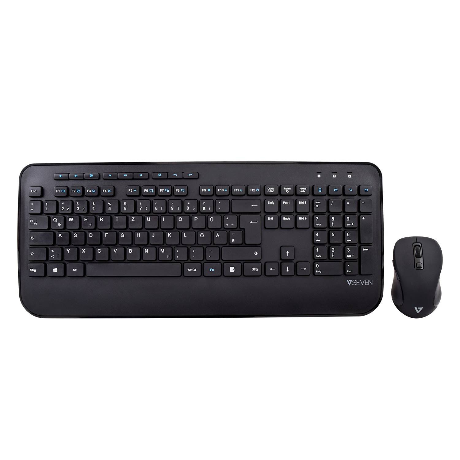 Rca Informatique - image du produit : PRO WIRELESS KB MOUSE COMBO DE FULL SIZE/PALM REST GERMAN GR