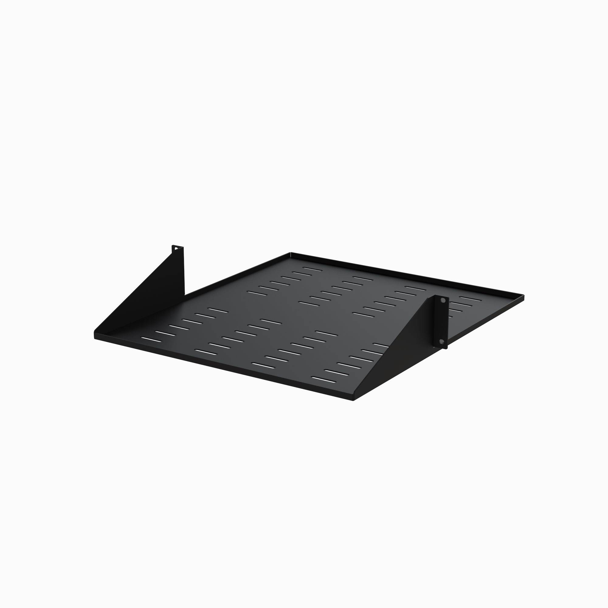 Rca Informatique - image du produit : 2 POST SERVER RACK SHELF - VENTED - SUPPORTS UP TO 75 LB.