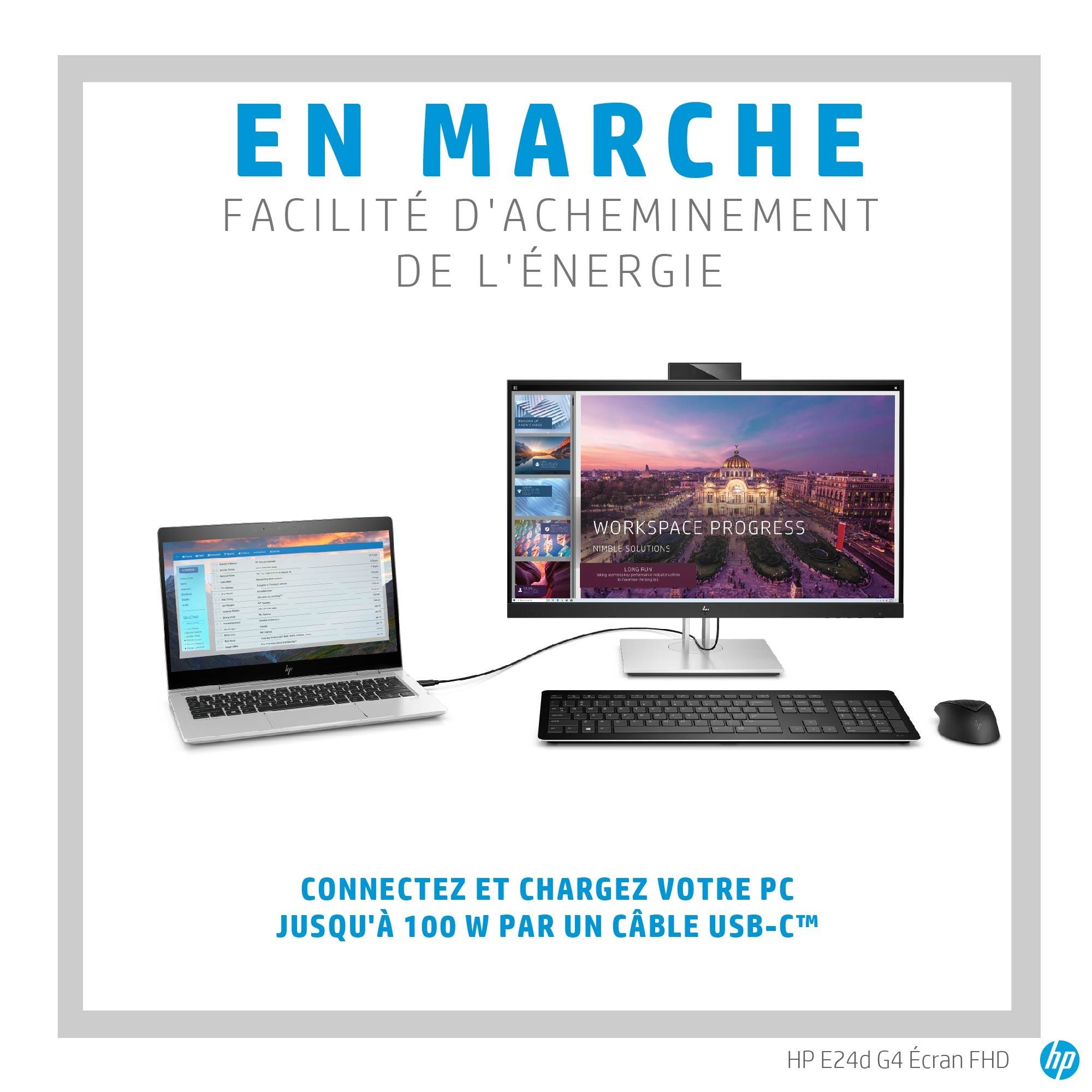 Rca Informatique - image du produit : E24D G4 FHD DOCKING MONITOR EN