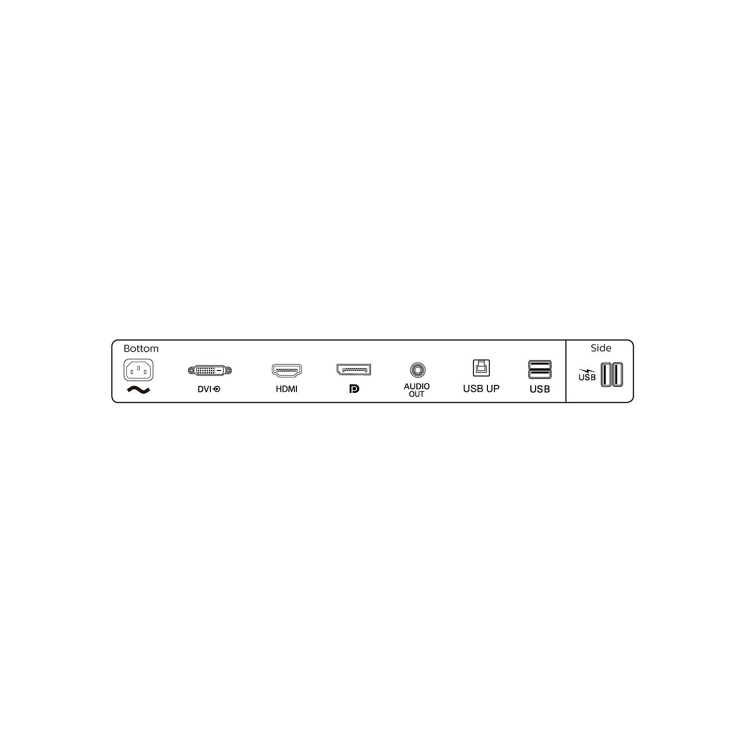 Rca Informatique - image du produit : 245B1/00 23.8IN IPS QHD 250CD/4MS/HDMI/DP/4USB/USB-B/HAS