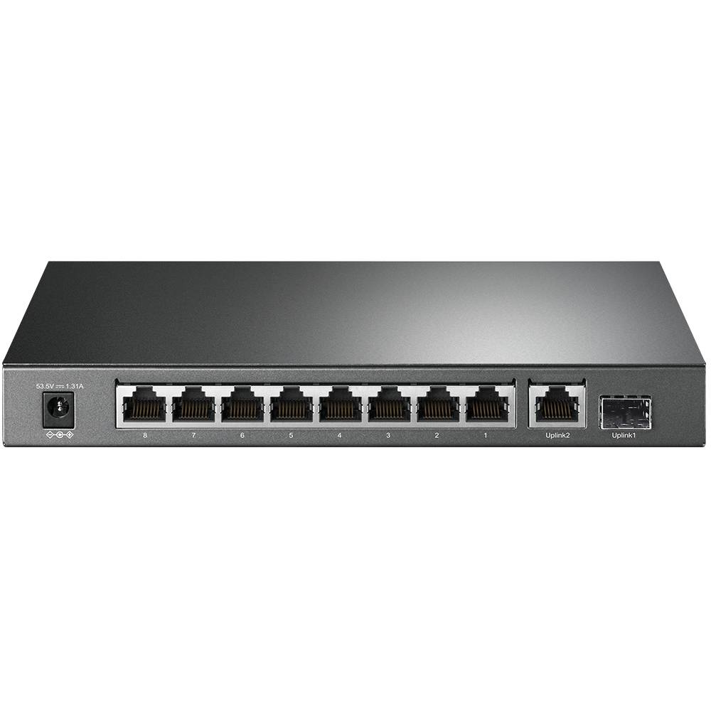 Rca Informatique - image du produit : 10-PORT 1G POE+ SWITCH 63W POE POWER STEEL CASE