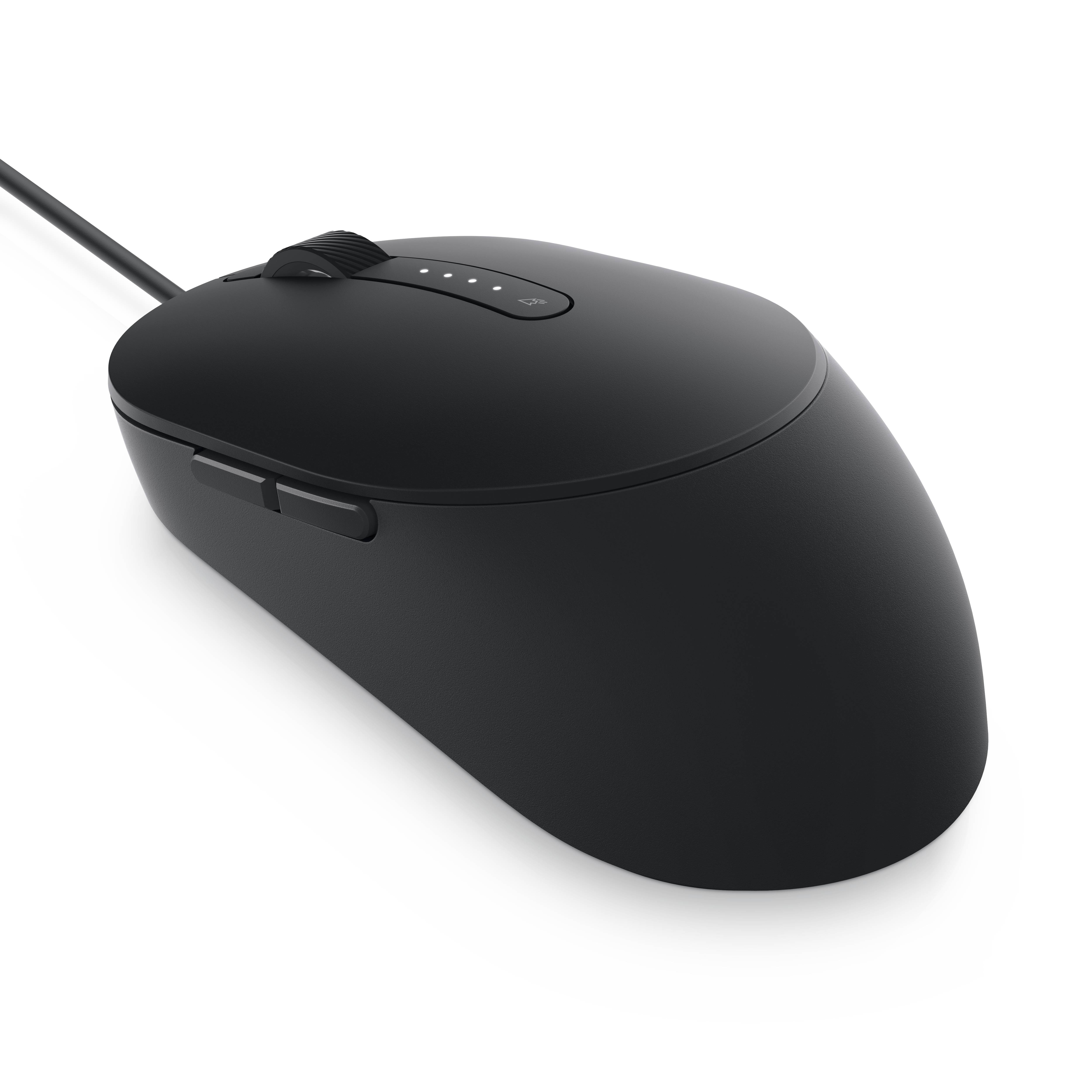 Rca Informatique - image du produit : LASER WIRED MOUSE MS3220 BLACK SE