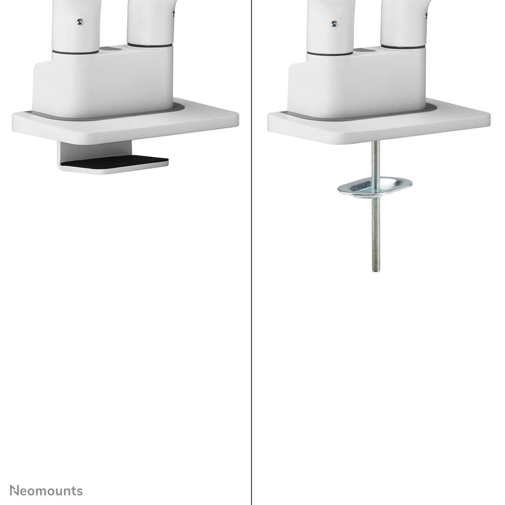 Rca Informatique - image du produit : NEOMOUNTS SELECT DESK MOUNT DOUBLE DISPLAY (TOPFIX CLAMP/GRO