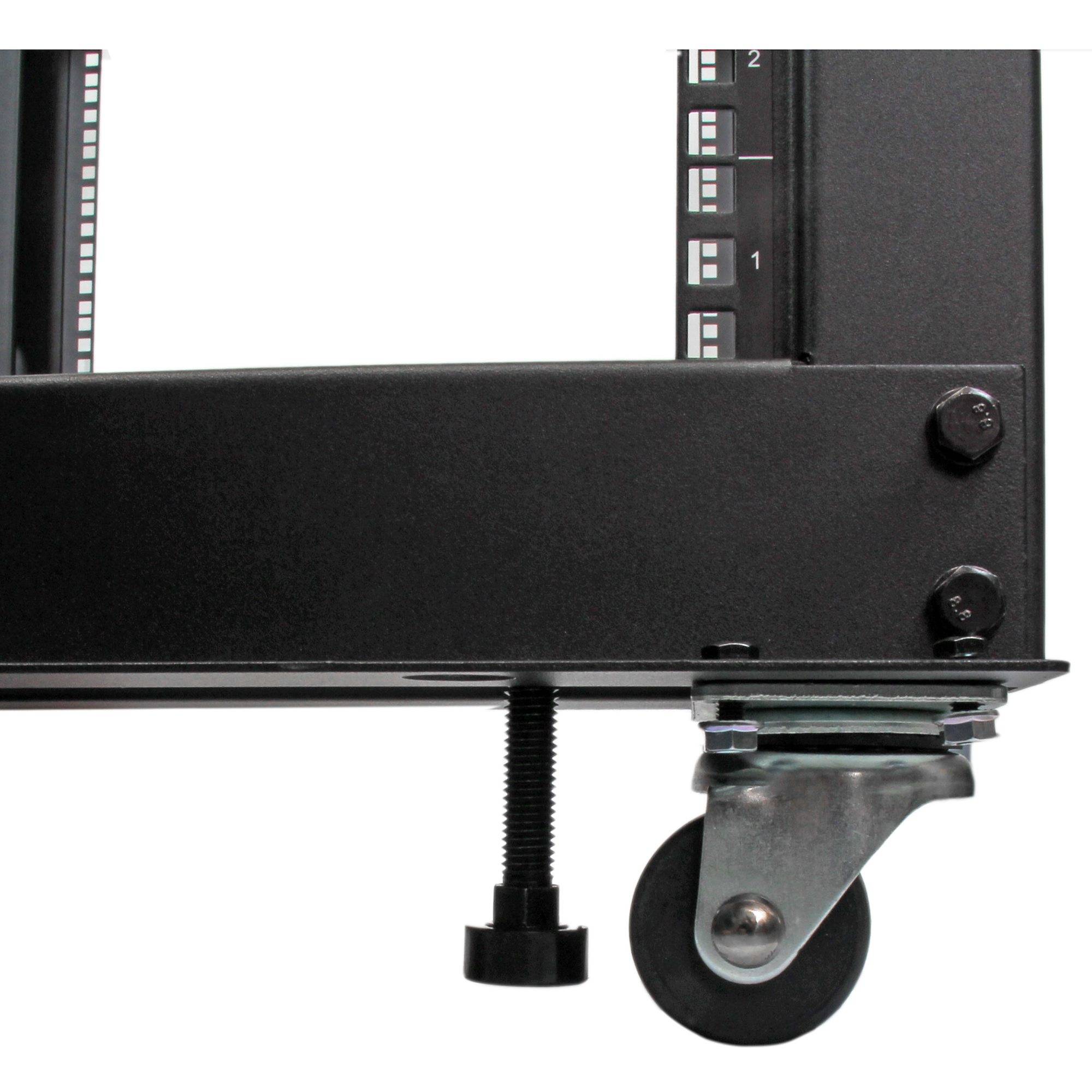 Rca Informatique - image du produit : 8U OPEN FRAME RACK - 4 POST - 22-40IN ADJUSTABLE DEPTH