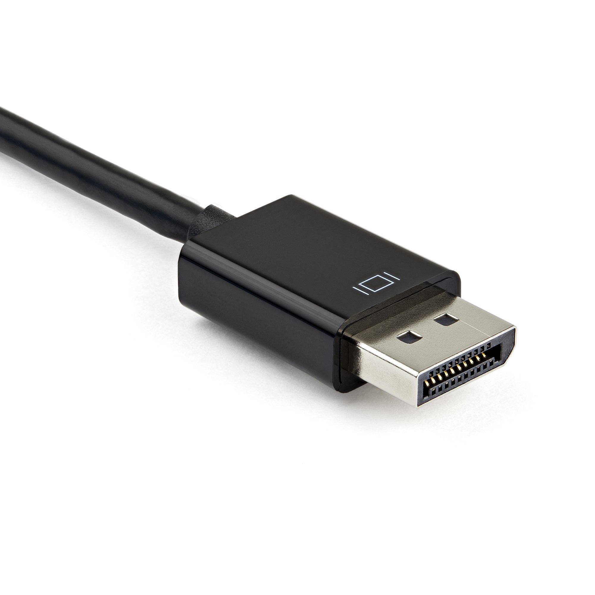 Rca Informatique - image du produit : DISPLAYPORT TO HDMI VGA ADAPTER 4K 60HZ - FOR MAC AND WINDOWS