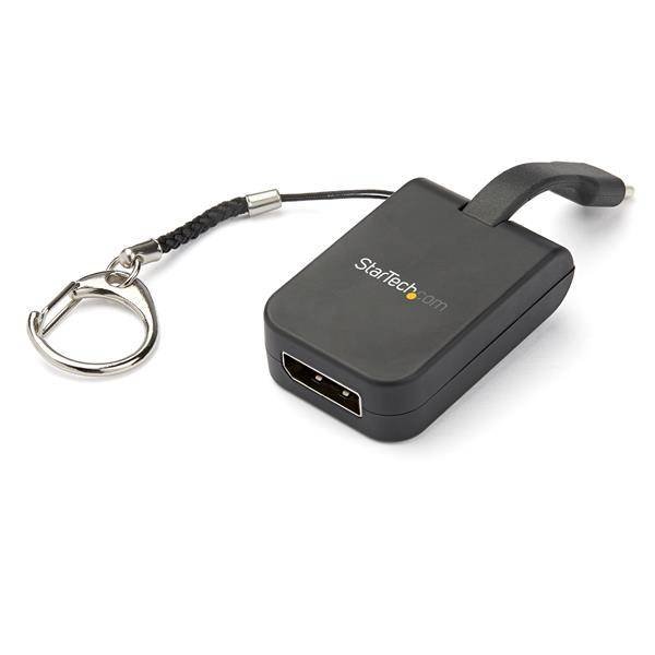 Rca Informatique - Image du produit : PORTABLE USB C TO DP ADAPTER QUICK-CONNECT KEYCHAIN - 4K 60HZ