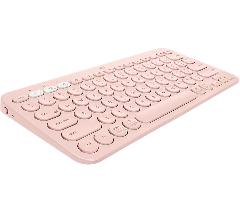 Rca Informatique - image du produit : K380 MULTI-DEVICE BLUETOOTH KEYBOARD ROSE UK INTNL