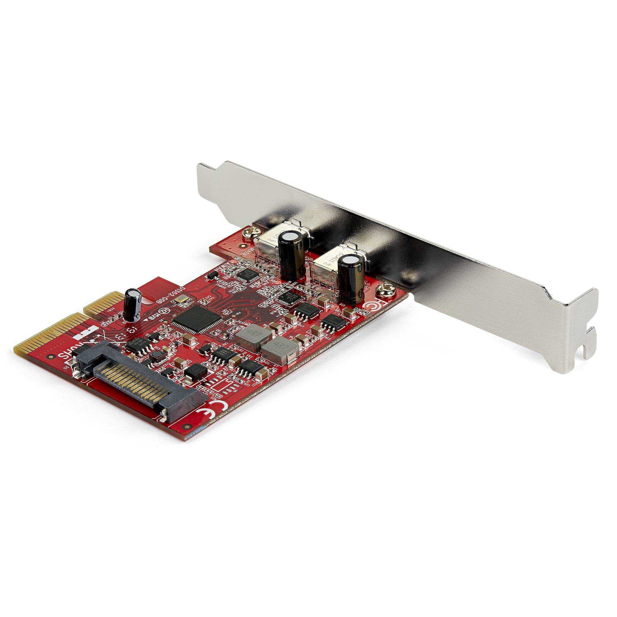 Rca Informatique - image du produit : 2 PORT PCIE USB 3.1 GEN 2 CARD UP TO 10GBPS - PCIE GEN 3 X4