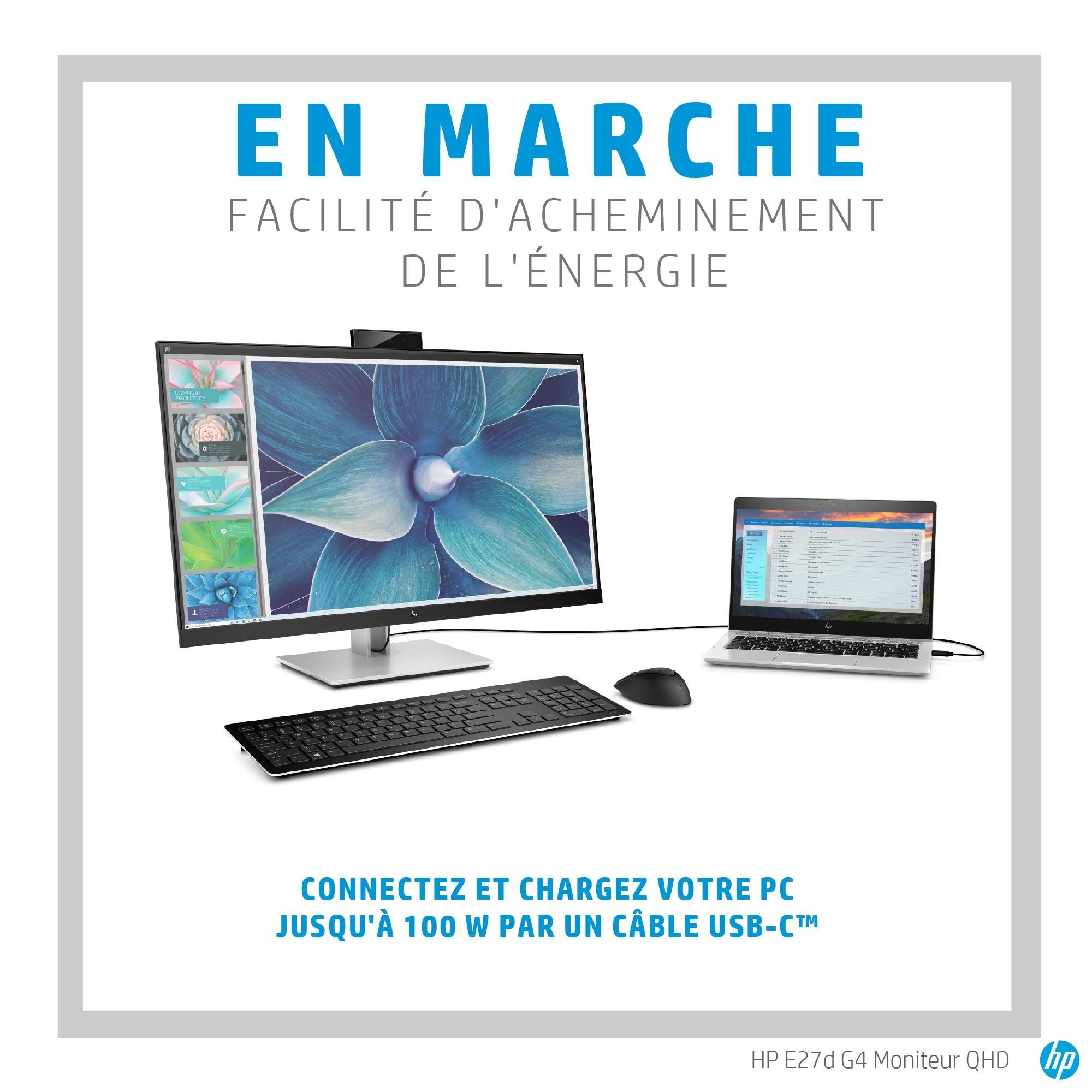 Rca Informatique - image du produit : E27D G4 QHD DOCKING MONITOR EN