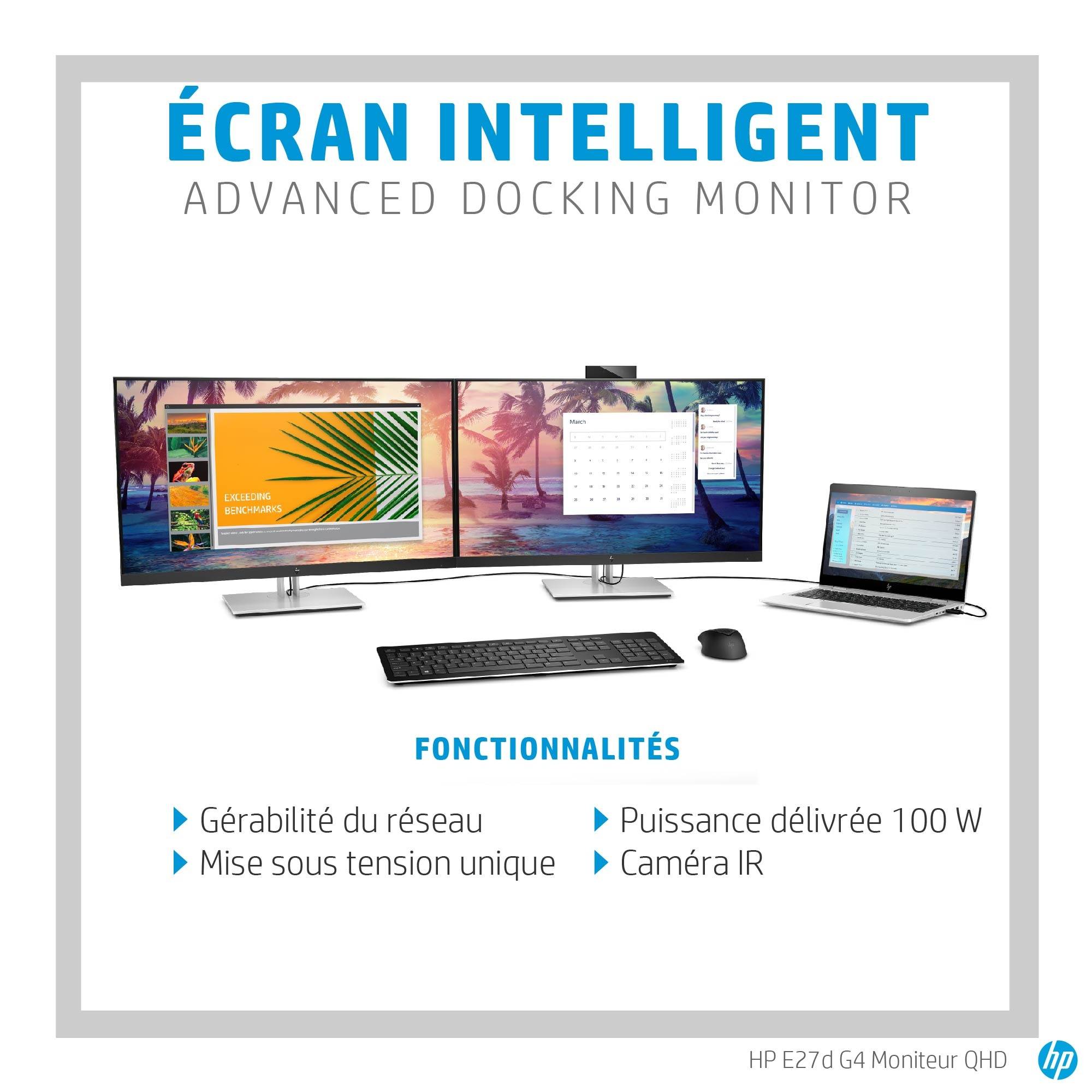 Rca Informatique - image du produit : E27D G4 QHD DOCKING MONITOR EN