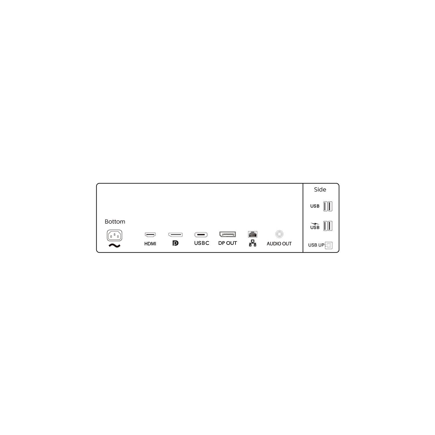 Rca Informatique - image du produit : 346P1CRH/00 34IN VA WQHD 500CD 4MS/HDMI/DP/USB-C/4USB 3.2/HAS