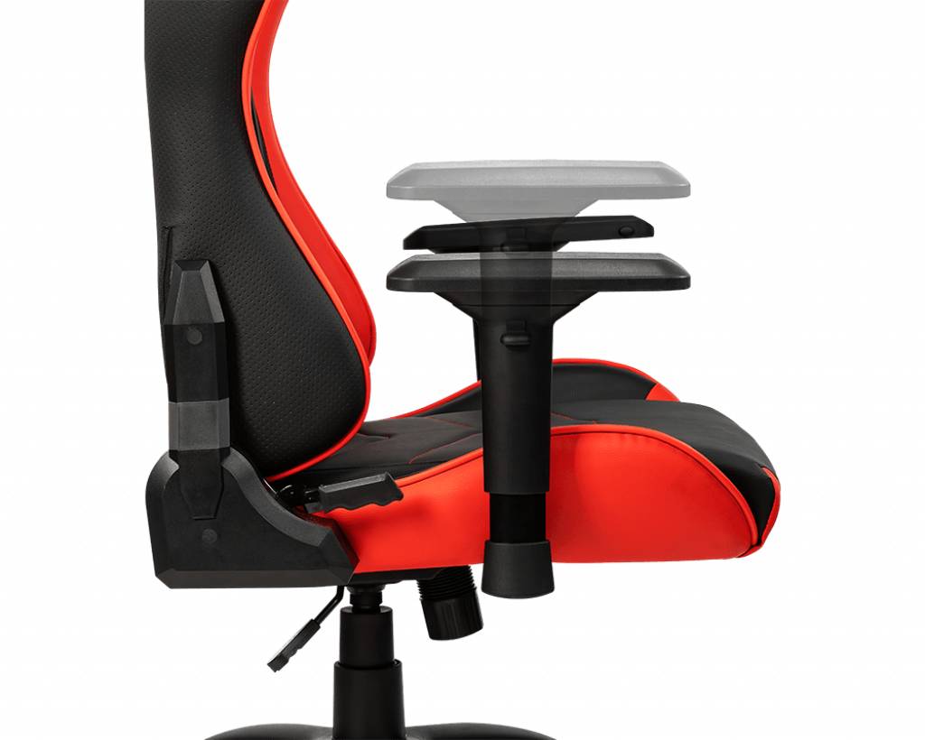 Rca Informatique - image du produit : MAG CH120 GAMING CHAIR 180 RECLINING LEATHER RED/BLACK