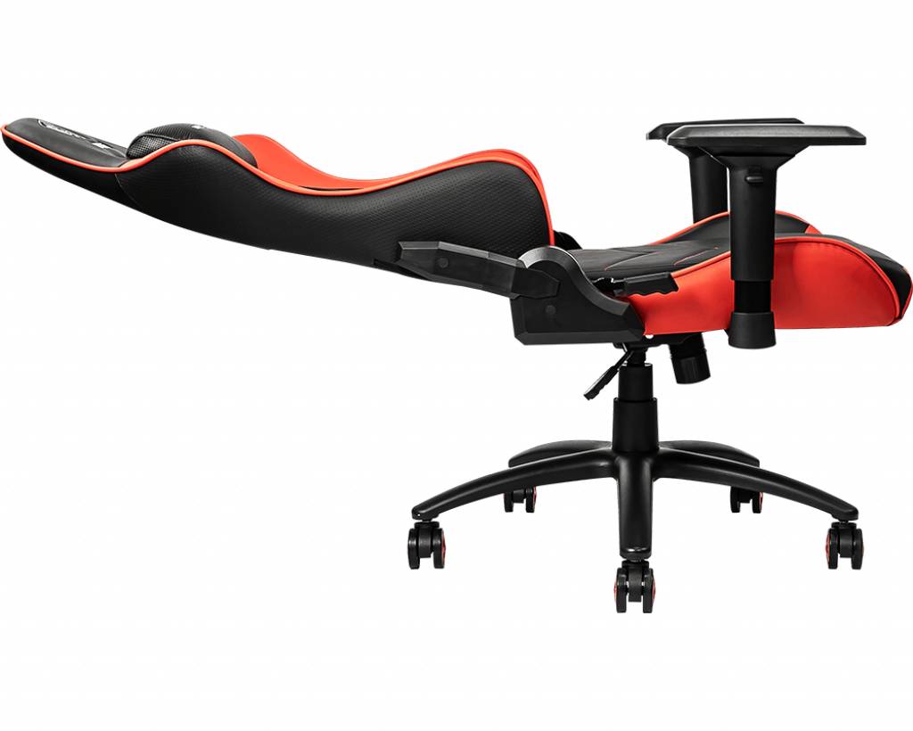 Rca Informatique - image du produit : MAG CH120 GAMING CHAIR 180 RECLINING LEATHER RED/BLACK