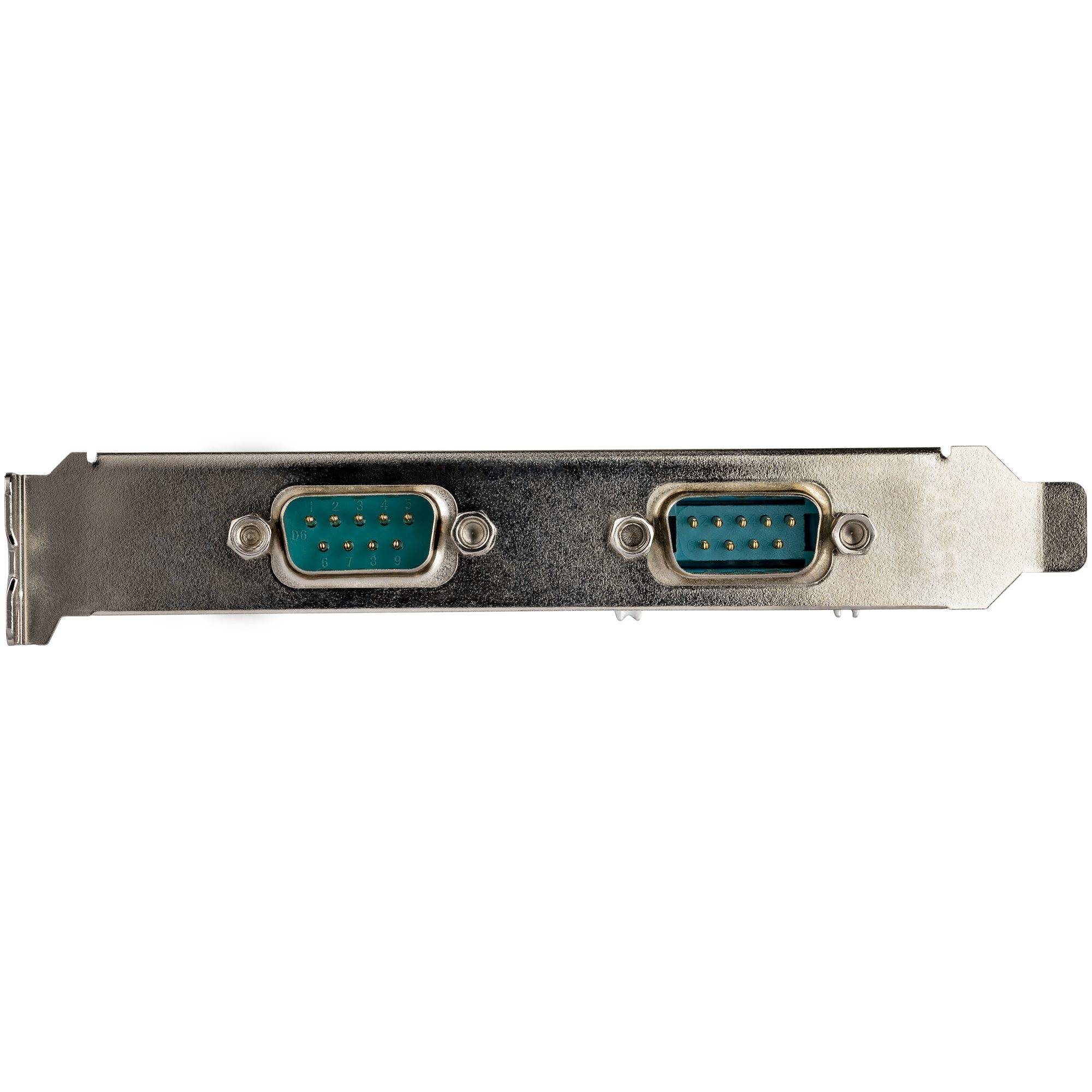 Rca Informatique - image du produit : 2 PORT PCI-E RS232 SERIAL CARD 16950 UART