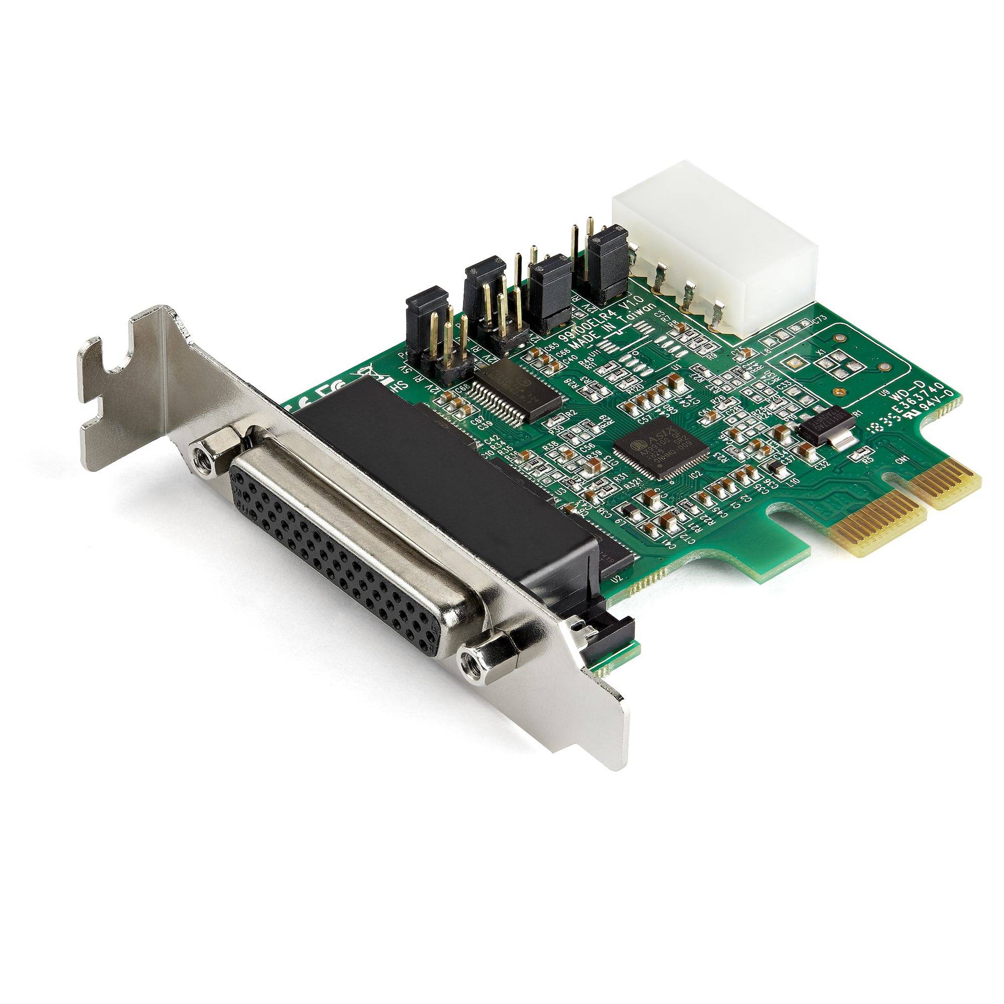 Rca Informatique - image du produit : 4 PORT PCIE RS232 SERIAL CARD .