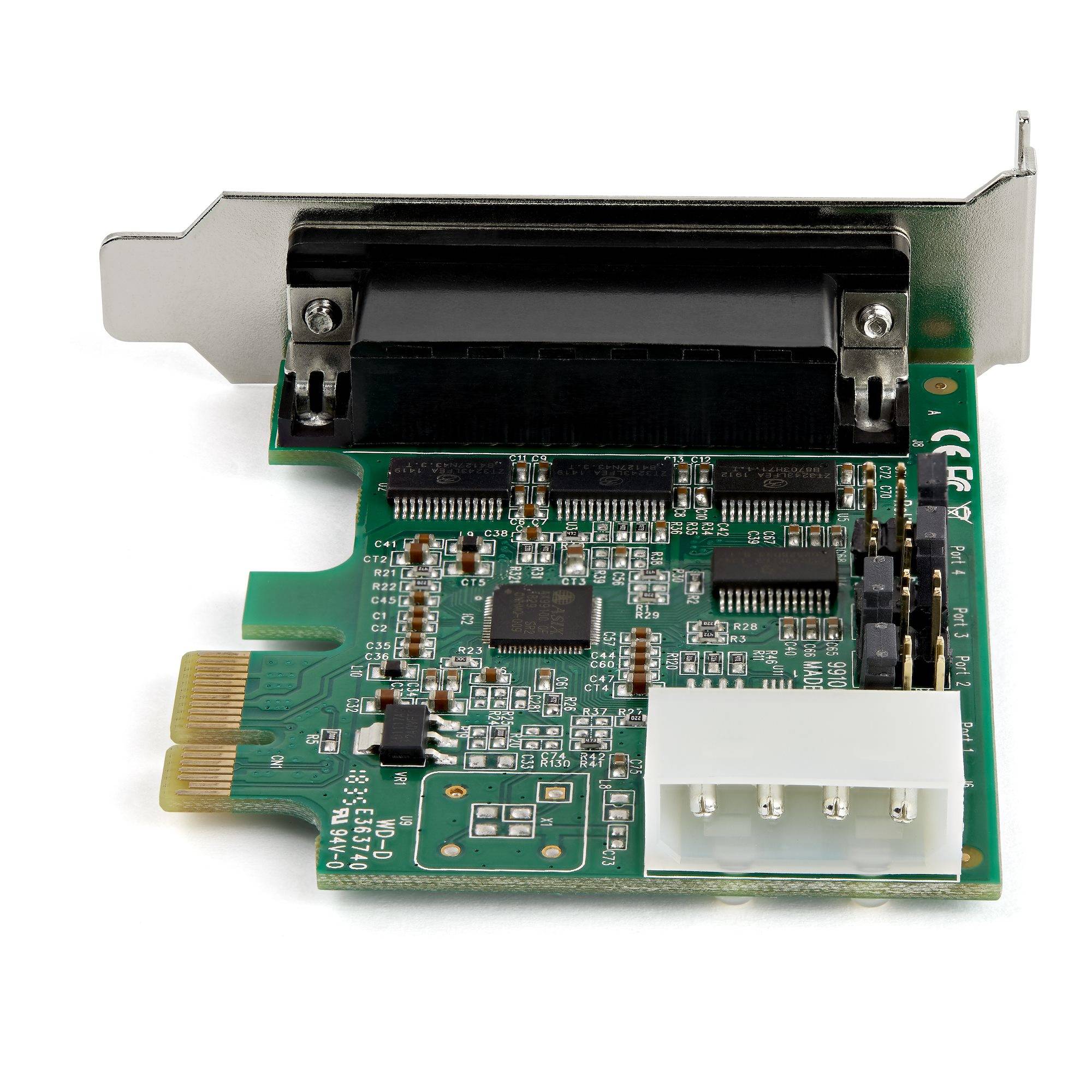 Rca Informatique - image du produit : 4 PORT PCIE RS232 SERIAL CARD .