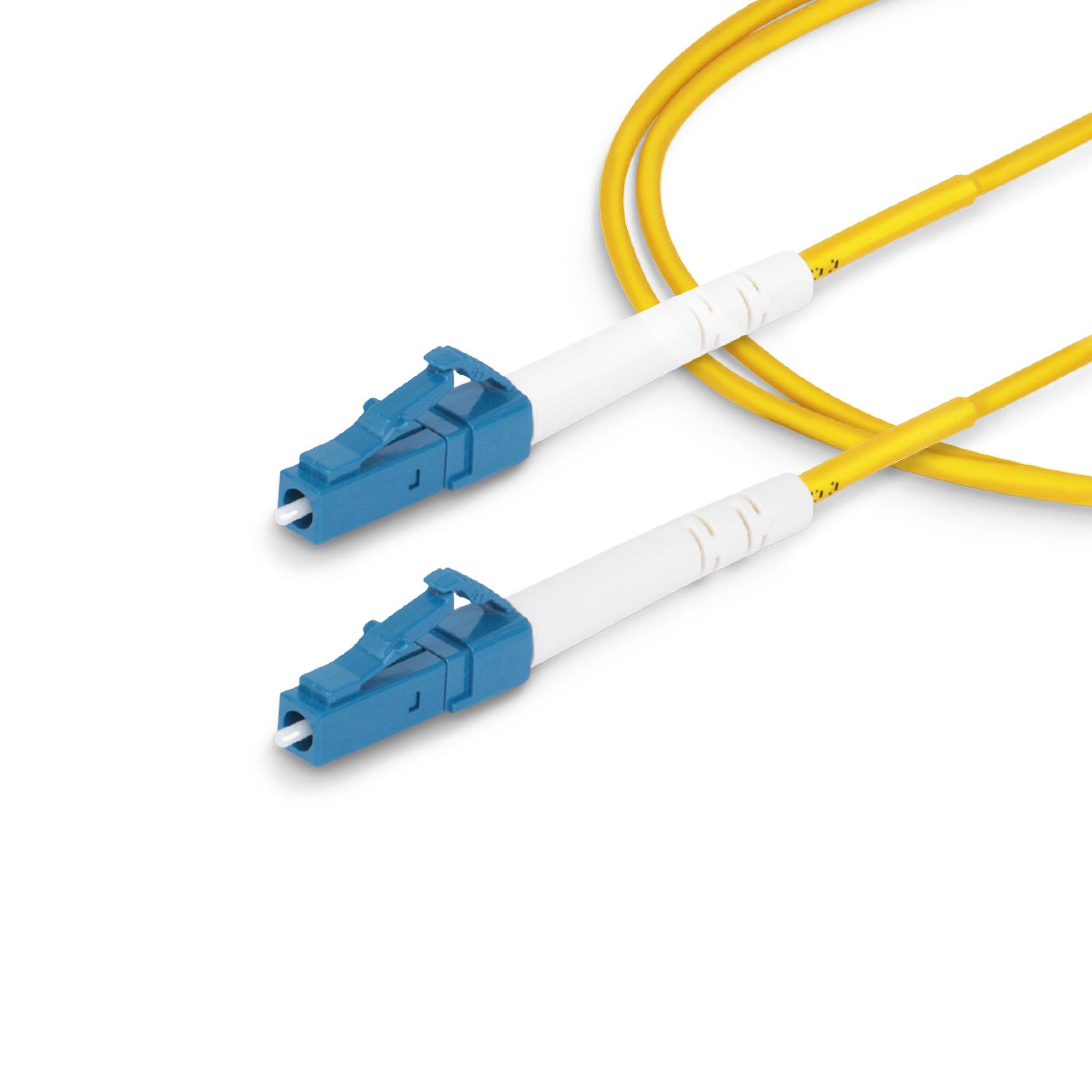 Rca Informatique - image du produit : LC/LC SINGLE MODE FIBER CABLE OS2/UPC/SIMPLEX/LSZH