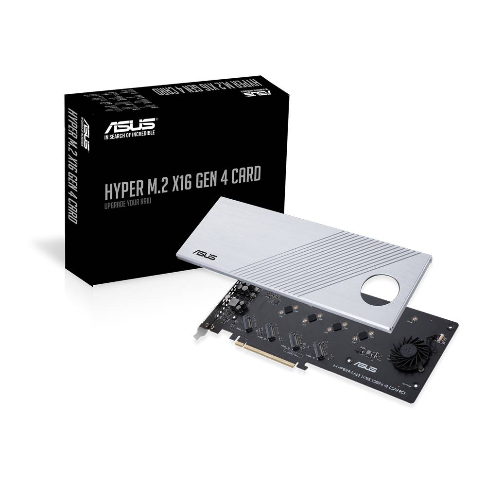 Rca Informatique - image du produit : HYPER M.2 X16 GEN 4 CARD PCIE SLOT