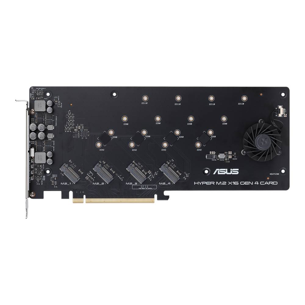 Rca Informatique - image du produit : HYPER M.2 X16 GEN 4 CARD PCIE SLOT