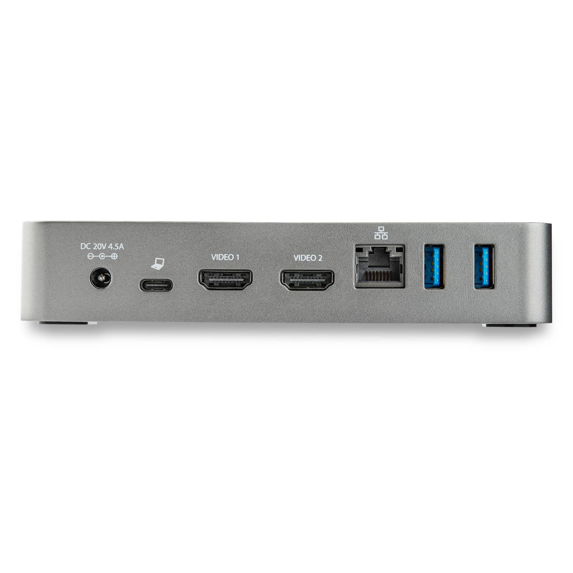 Rca Informatique - image du produit : USB-C DOCK FOR 2 HDMI MONITORS 60W PD GBE