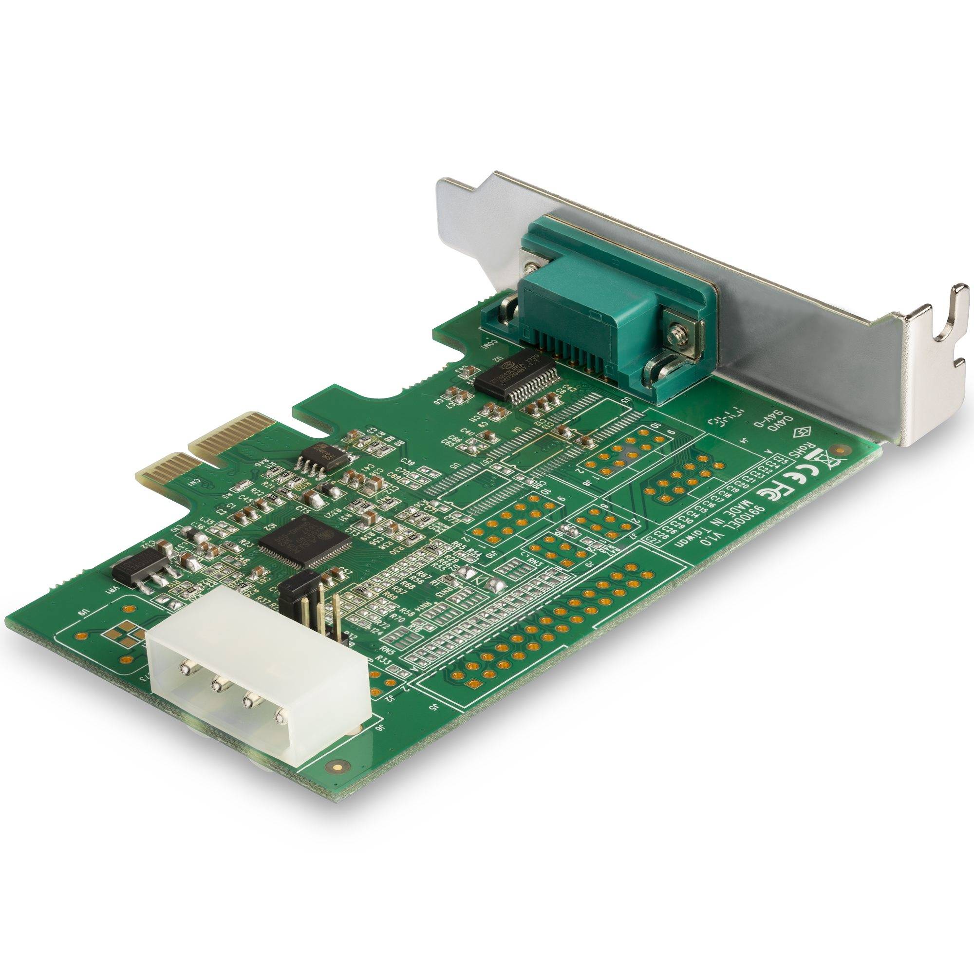 Rca Informatique - image du produit : 4 PORT PCI-E RS232 SERIAL CARD 16950 UART