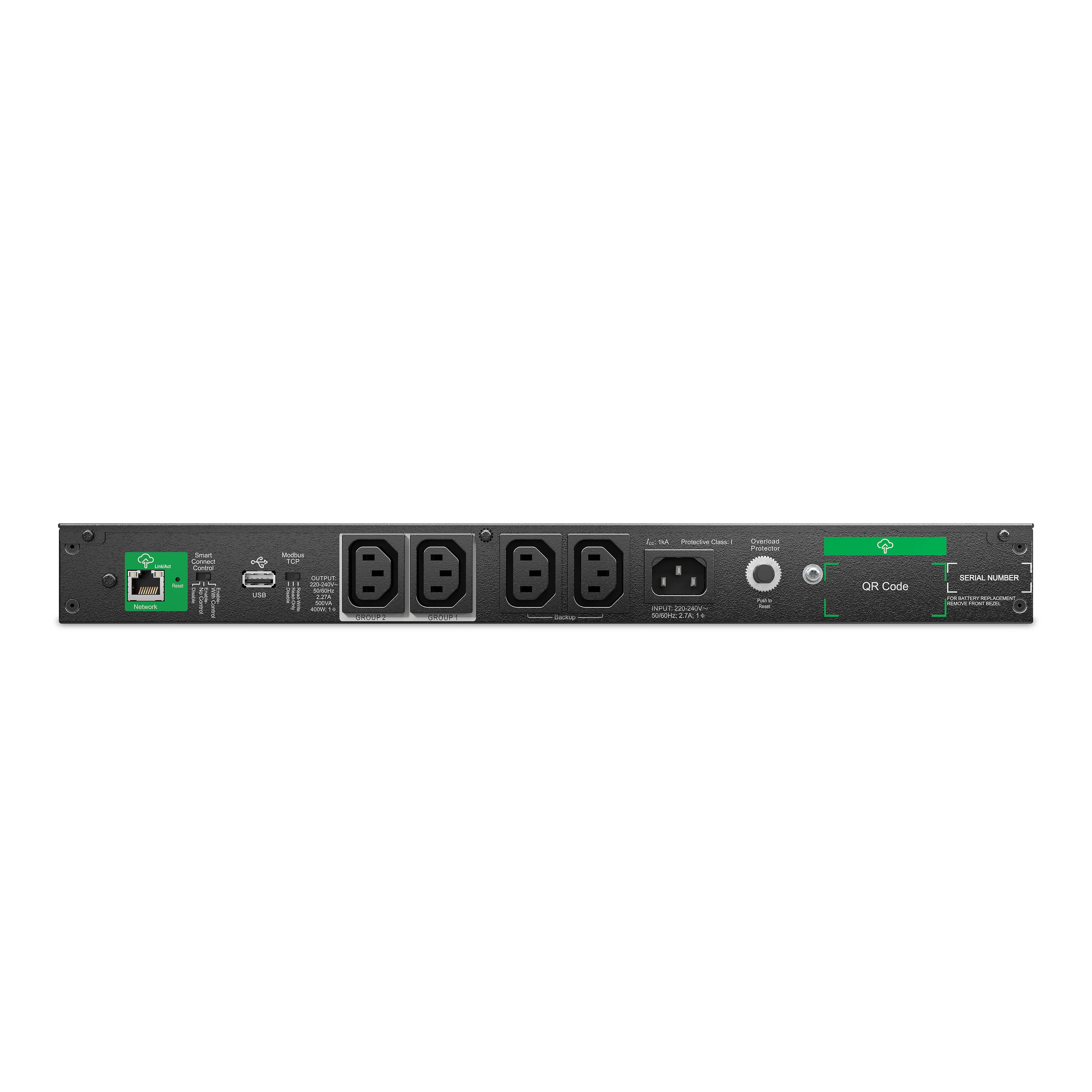 Rca Informatique - image du produit : APC SMART-UPS C LI-ION 500VA SHORT DEPTH 230V SMARTCONNECT