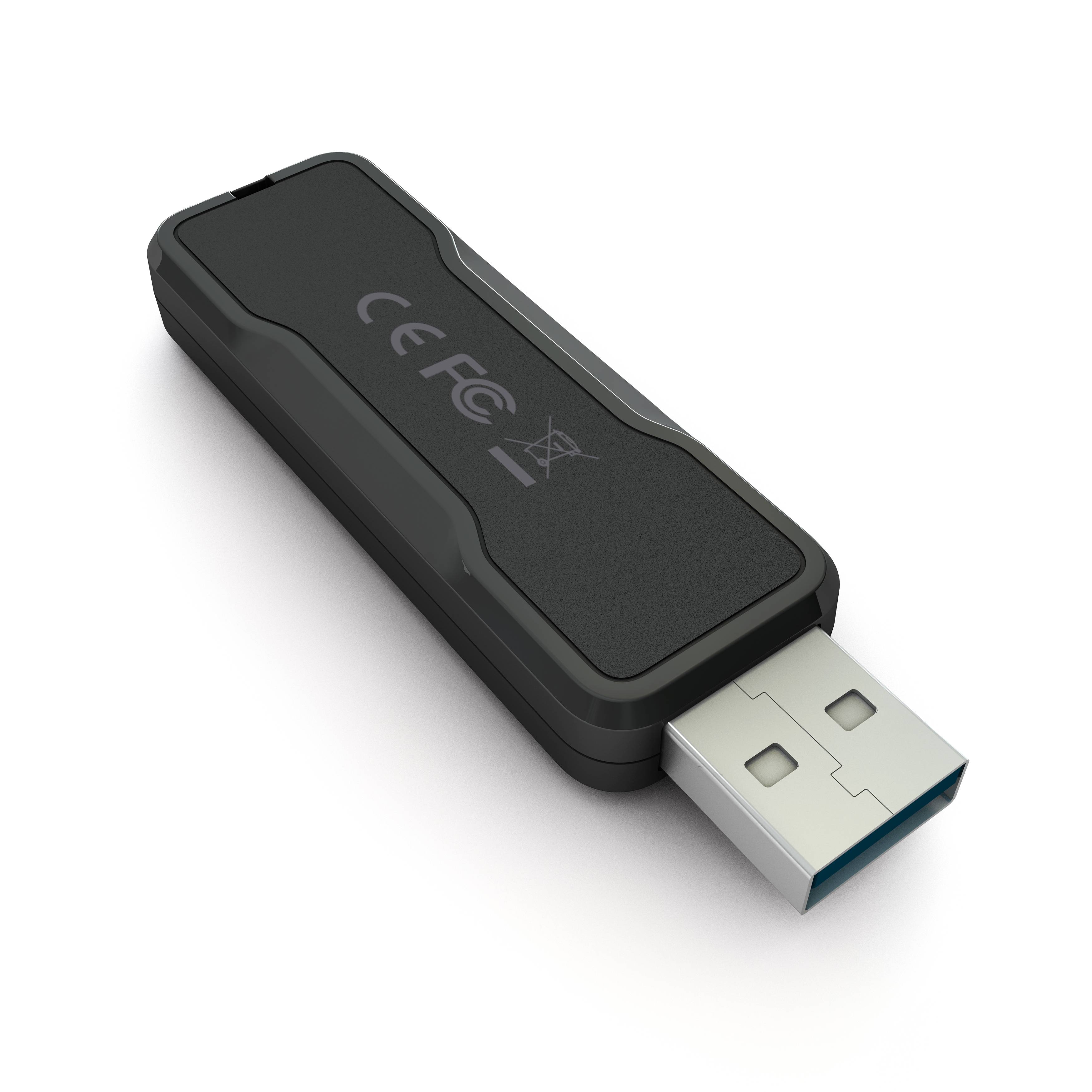 Rca Informatique - image du produit : CLE USB 3.1 32GB NOIR 120MBS MAX READ SPEED