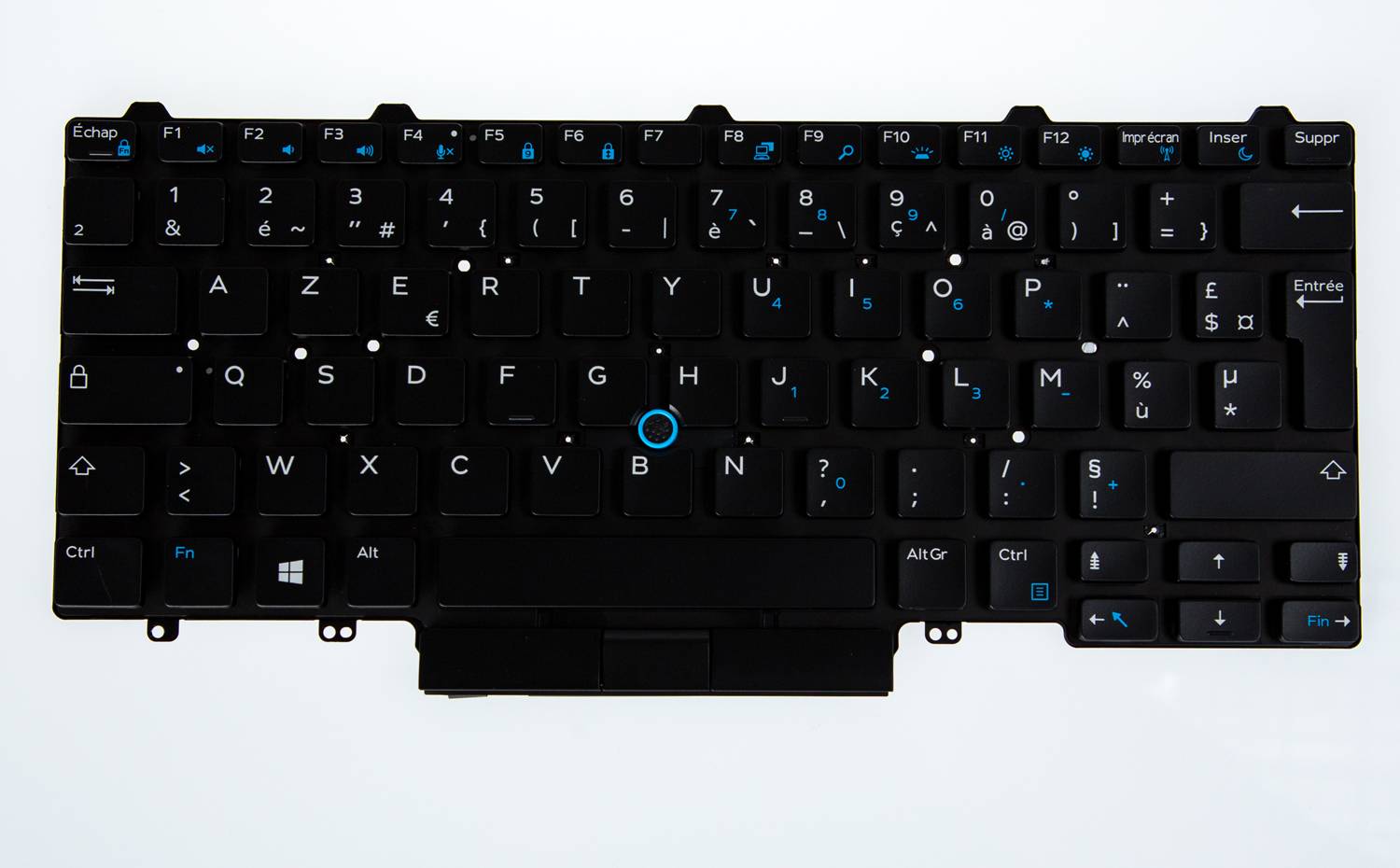 Rca Informatique - image du produit : N/B KBD DELL LATITUDE 7400 2IN1 FRENCH KEYBOARD BACKLIT 82 KEYS