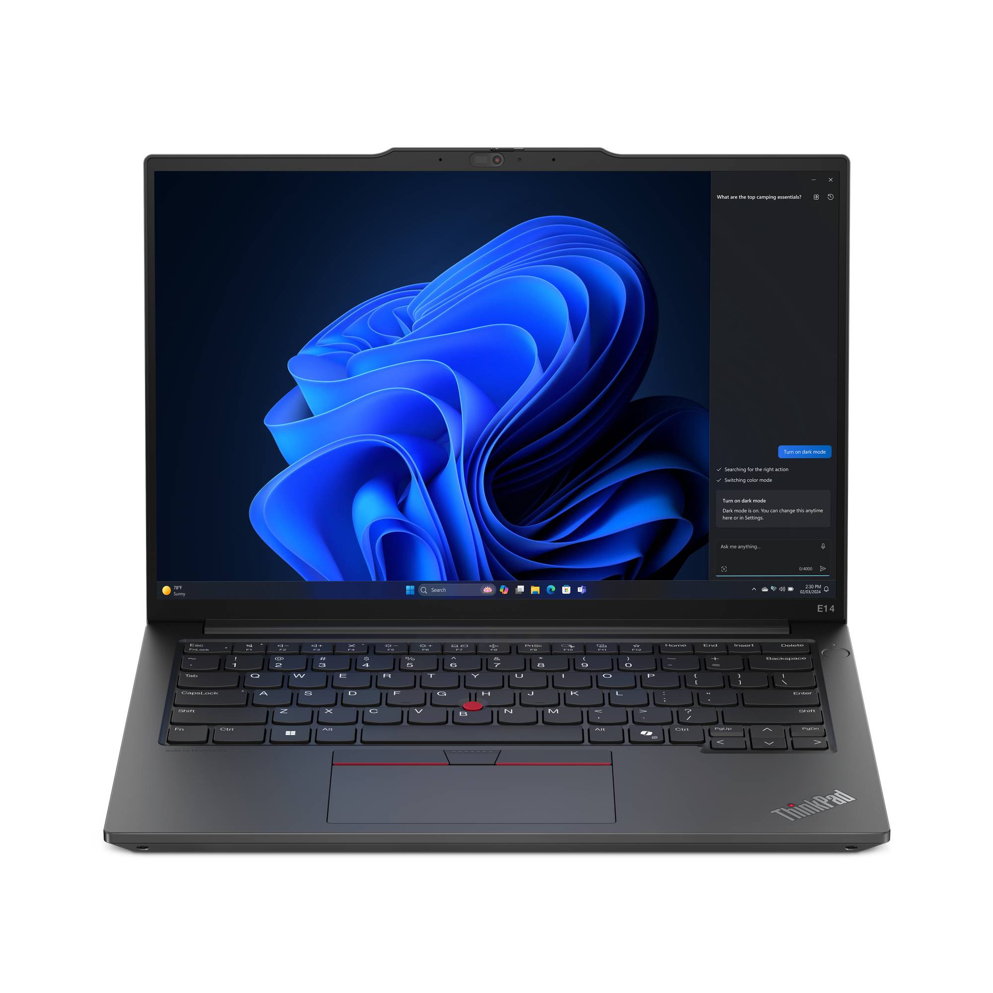 Rca Informatique - image du produit : THINKPAD E14 RYZEN5 7535HS 512GB 16GB 14IN NOOD W11P