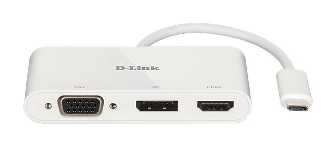 Rca Informatique - image du produit : 3-IN-1 USB-C TO HDMI/VGA DISPLAYPORT ADAPTER