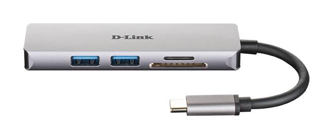 Rca Informatique - image du produit : 5-IN-1 USB-C HUB WITH HDMI AND SD/MICROSD CARD READER