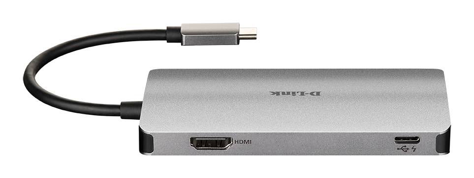 Rca Informatique - image du produit : 6-IN-1 USB-C HUB WITH HDMI CARD READER/POWER DELIVERY