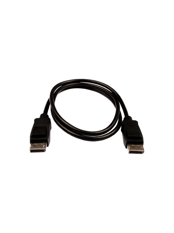 Rca Informatique - image du produit : DISPLAYPORT 1.4 CABLE 1M 3.3FT DP CABLE 32.4 GBPS 8K UHD 1M BLK