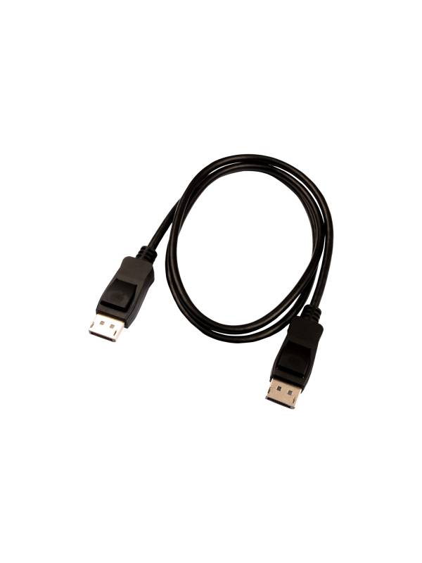 Rca Informatique - image du produit : DISPLAYPORT 1.4 CABLE 1M 3.3FT DP CABLE 32.4 GBPS 8K UHD 1M BLK