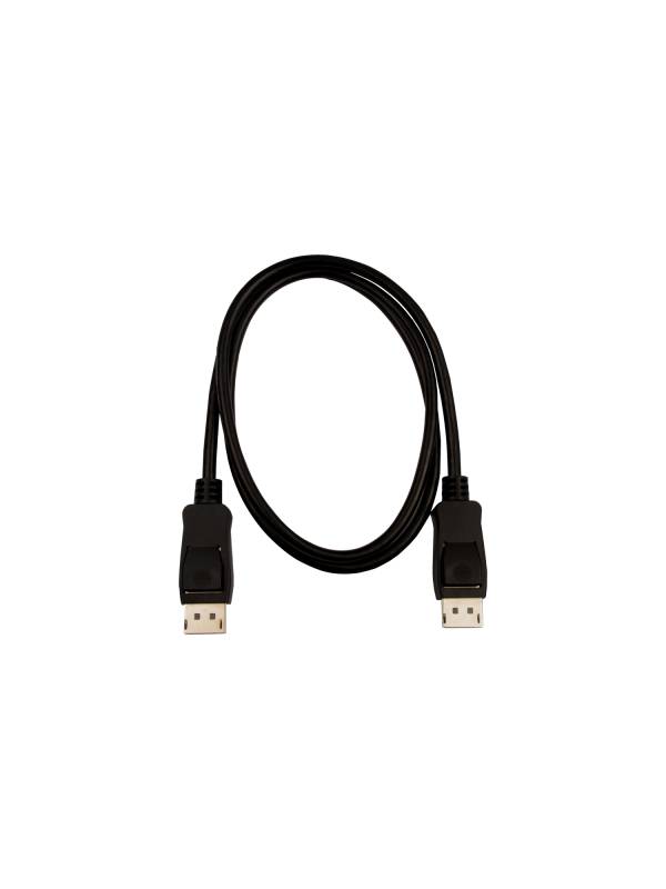 Rca Informatique - image du produit : DISPLAYPORT 1.4 CABLE 1M 3.3FT DP CABLE 32.4 GBPS 8K UHD 1M BLK