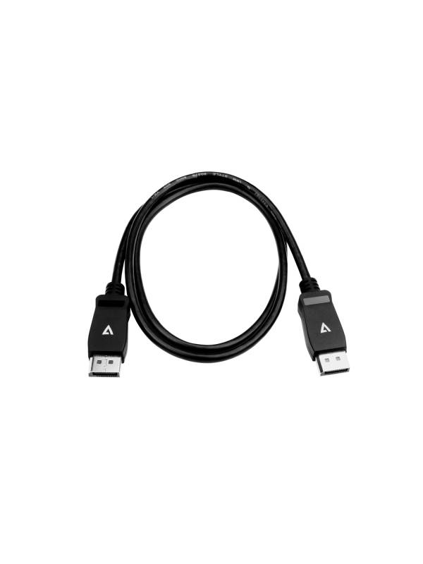 Rca Informatique - Image du produit : DISPLAYPORT 1.4 CABLE 1M 3.3FT DP CABLE 32.4 GBPS 8K UHD 1M BLK